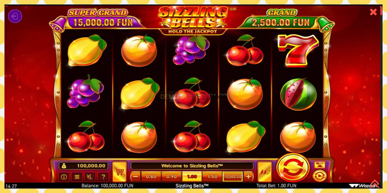 Demo slot Sizzling Bells free and without registration, picture - 1