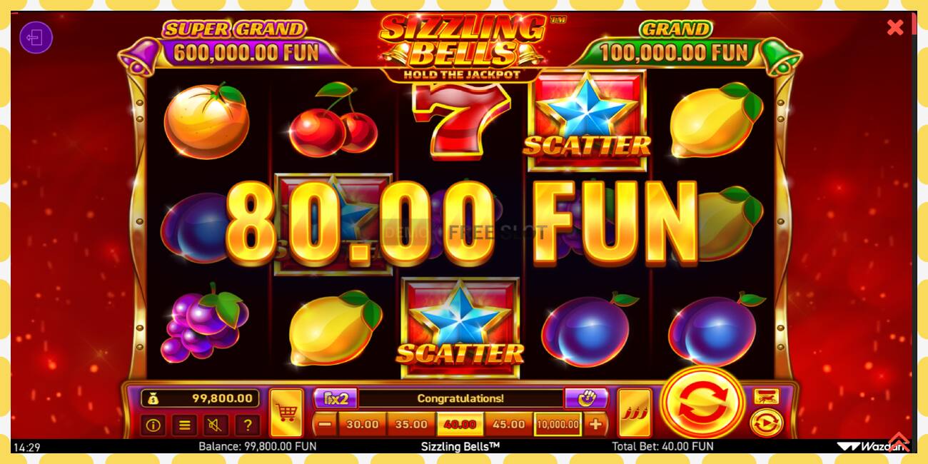 Demo slot Sizzling Bells free and without registration, picture - 1