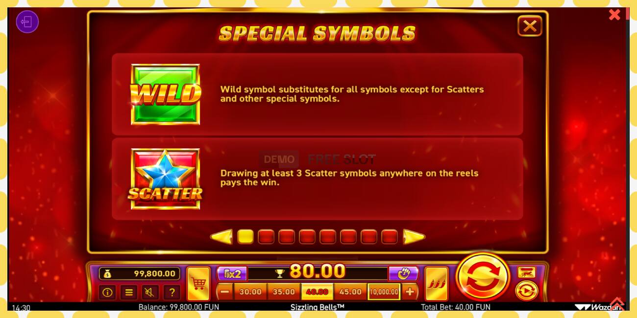 Demo slot Sizzling Bells free and without registration, picture - 1