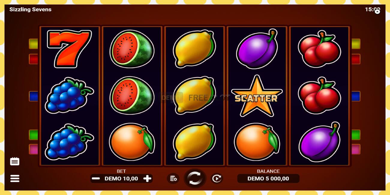 Demo slot Sizzling Sevens free and without registration, picture - 1