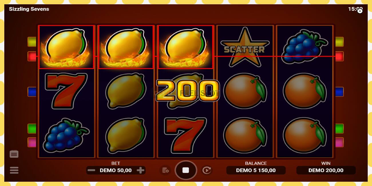 Demo slot Sizzling Sevens free and without registration, picture - 1