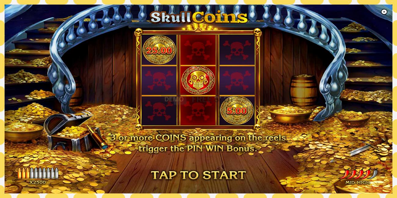 Demo slot Skull Coins free and without registration, picture - 1