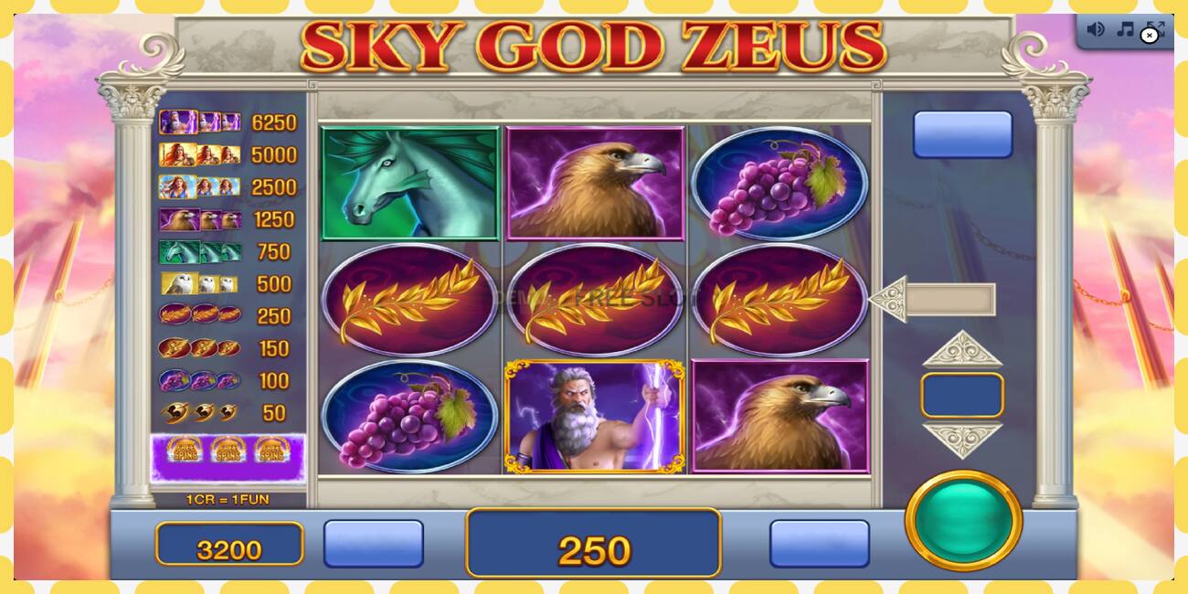 ডেমো স্লট Sky God Zeus 3x3 বিনামূল্যে এবং নিবন্ধন ছাড়া, ছবি - 1