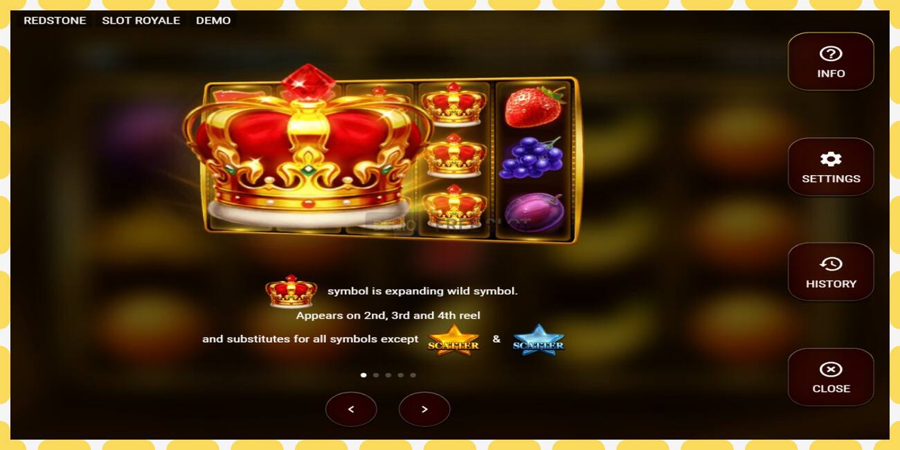 Demo-spor Slot Royale gratis og uten registrering, bilde - 1