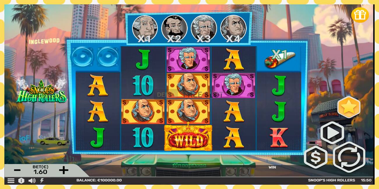 Demo slot Snoops High Rollers free and without registration, picture - 1