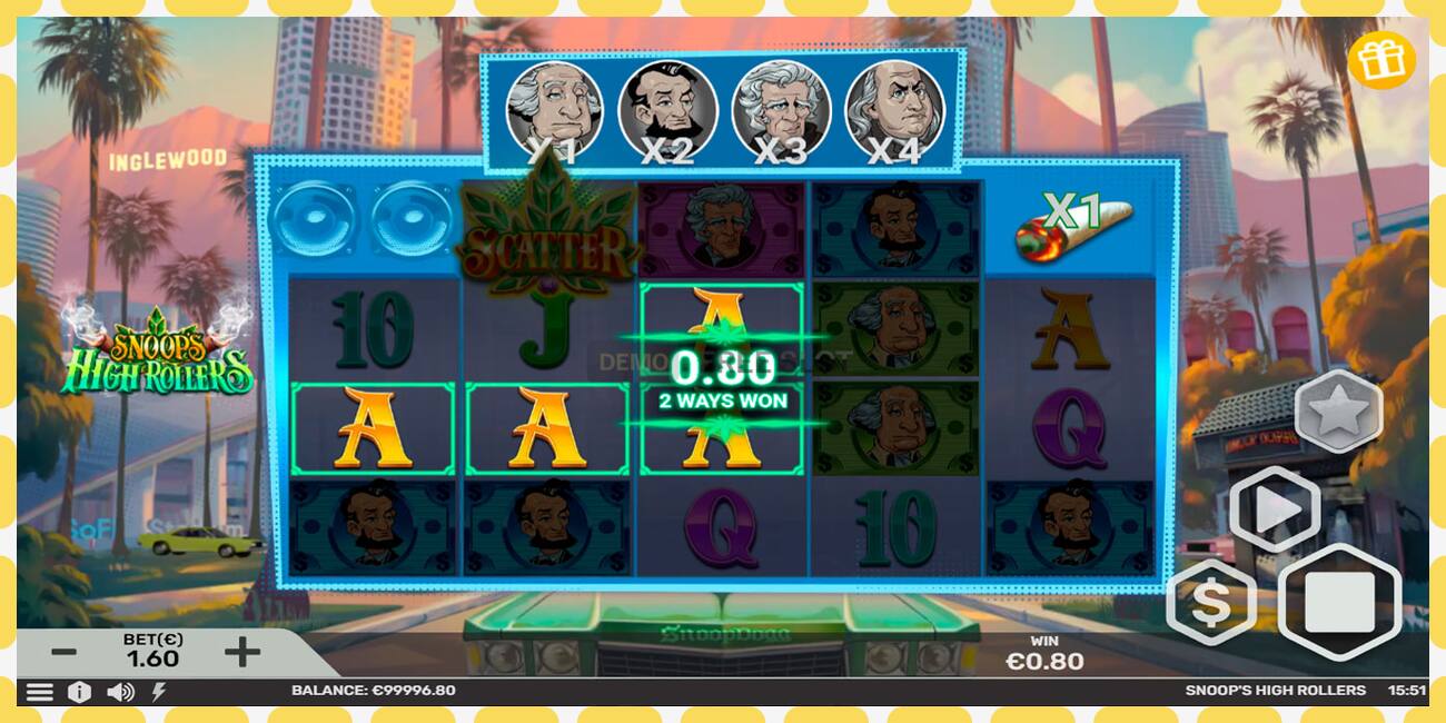 Demo slot Snoops High Rollers free and without registration, picture - 1