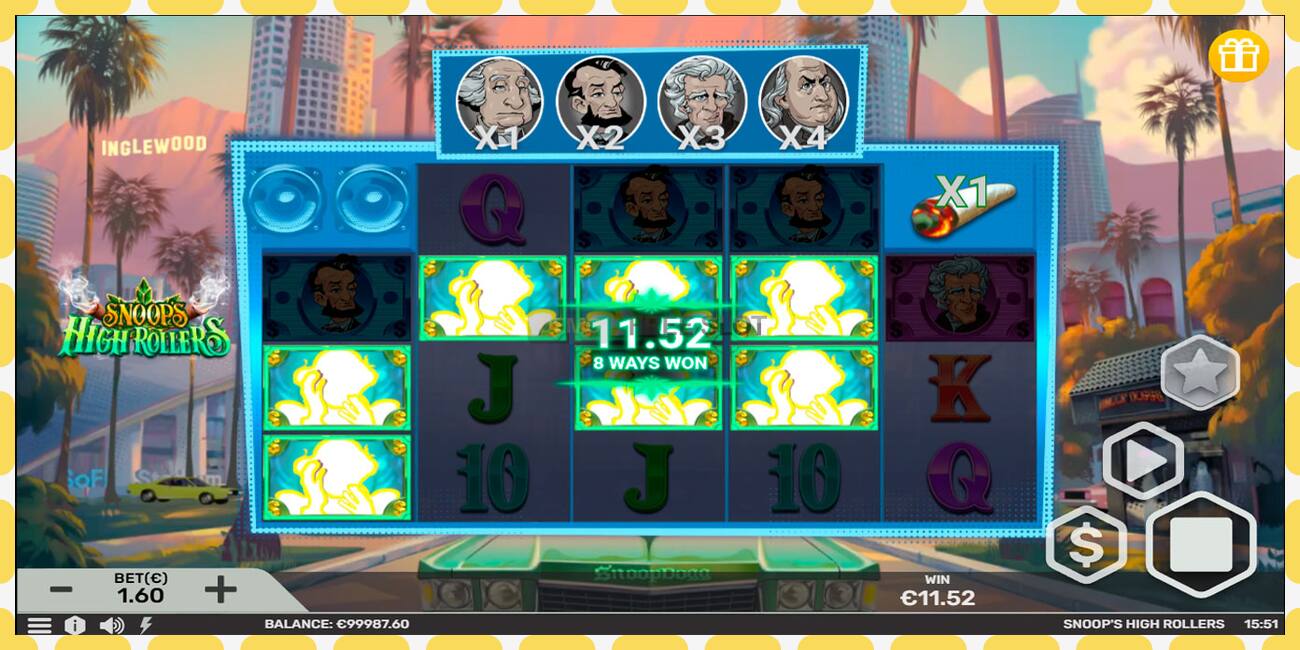 Demo slot Snoops High Rollers free and without registration, picture - 1