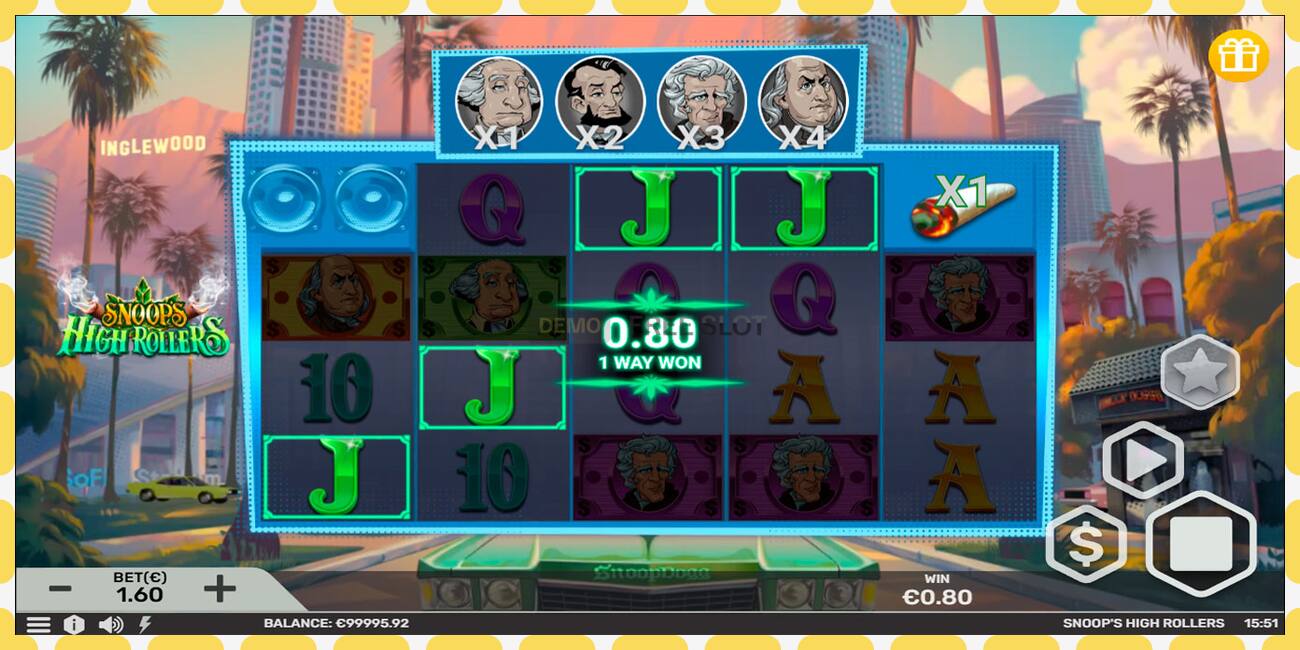 Demo slot Snoops High Rollers free and without registration, picture - 1