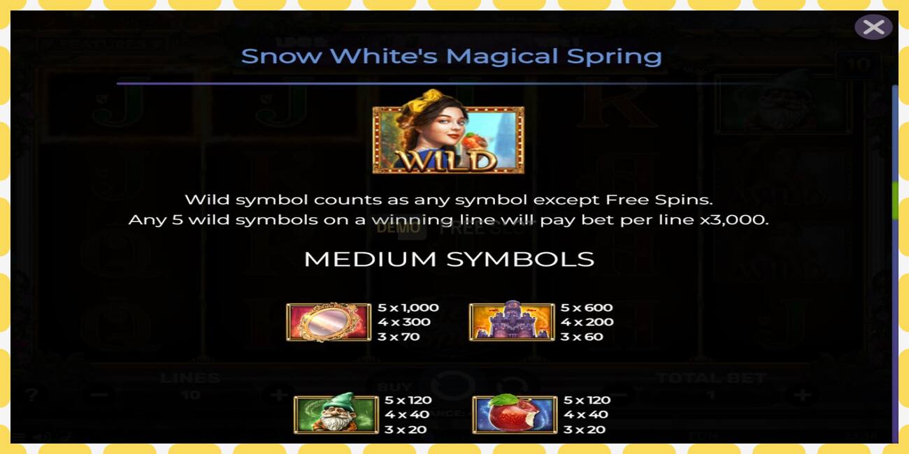 Демо слот Snow Whites Magical Spring бесплатно и без регистрации, картинка - 1