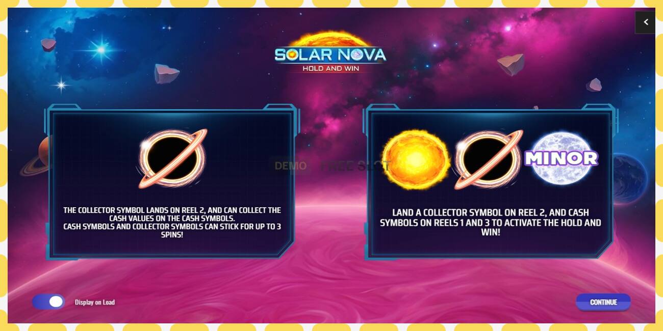 डेमो स्लॉट Solar Nova Hold and Win मुफ़्त और बिना पंजीकरण के, चित्र - 1