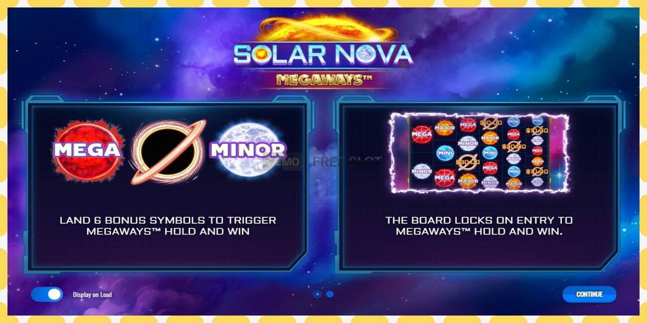 Demo slot Solar Nova Megaways free and without registration, picture - 1