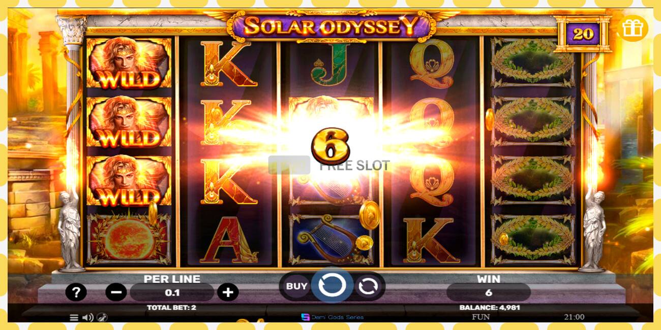 Demo slot Solar Odyssey free and without registration, picture - 1