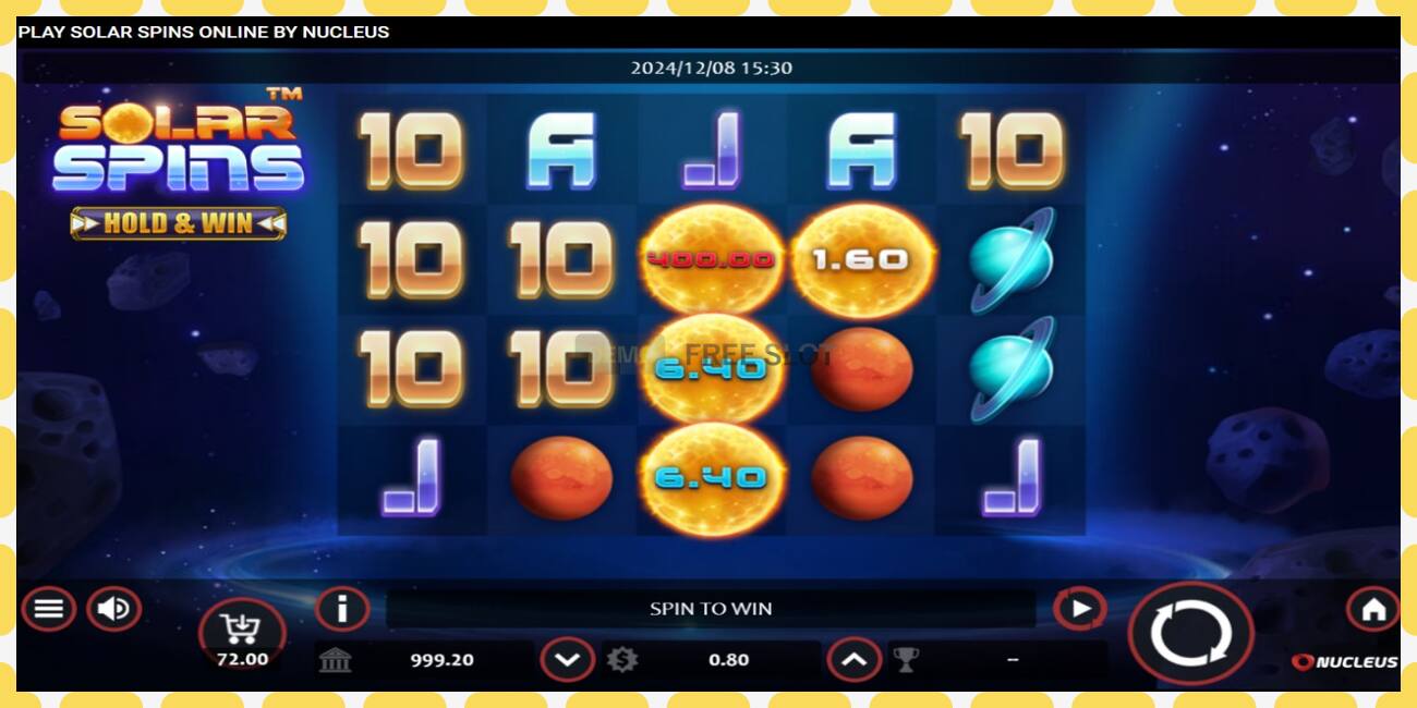 Demo slot Solar Spins free and without registration, picture - 1