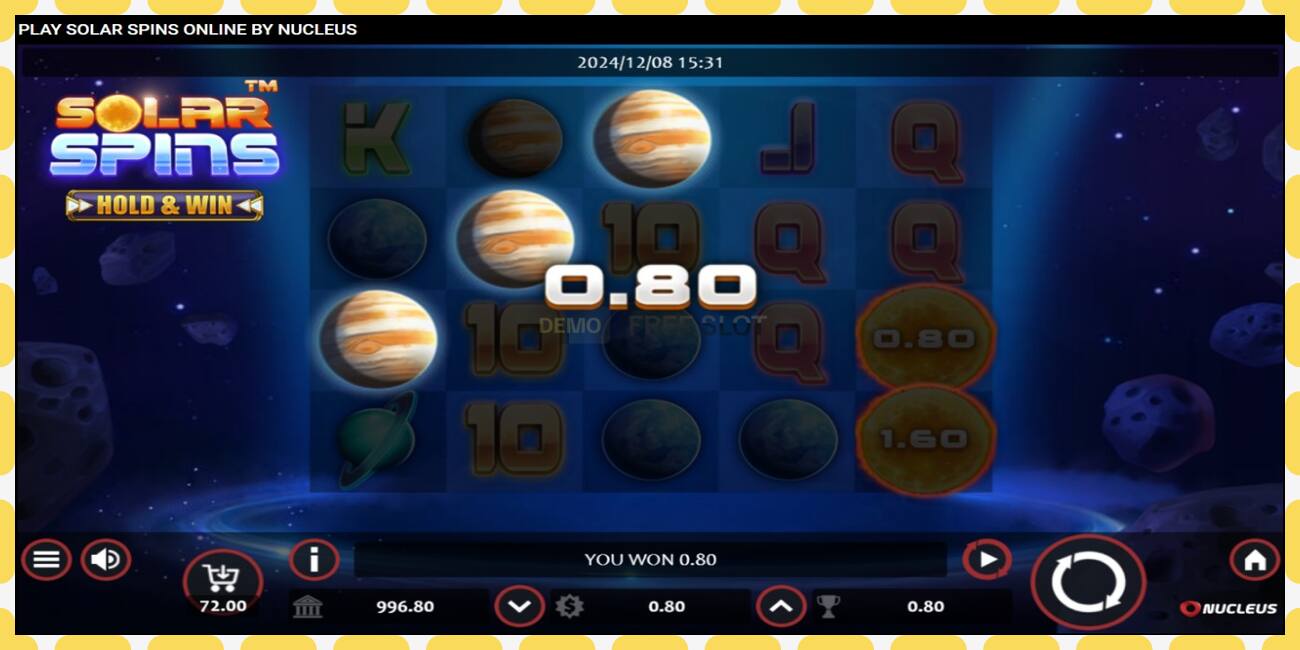 Demo slot Solar Spins free and without registration, picture - 1