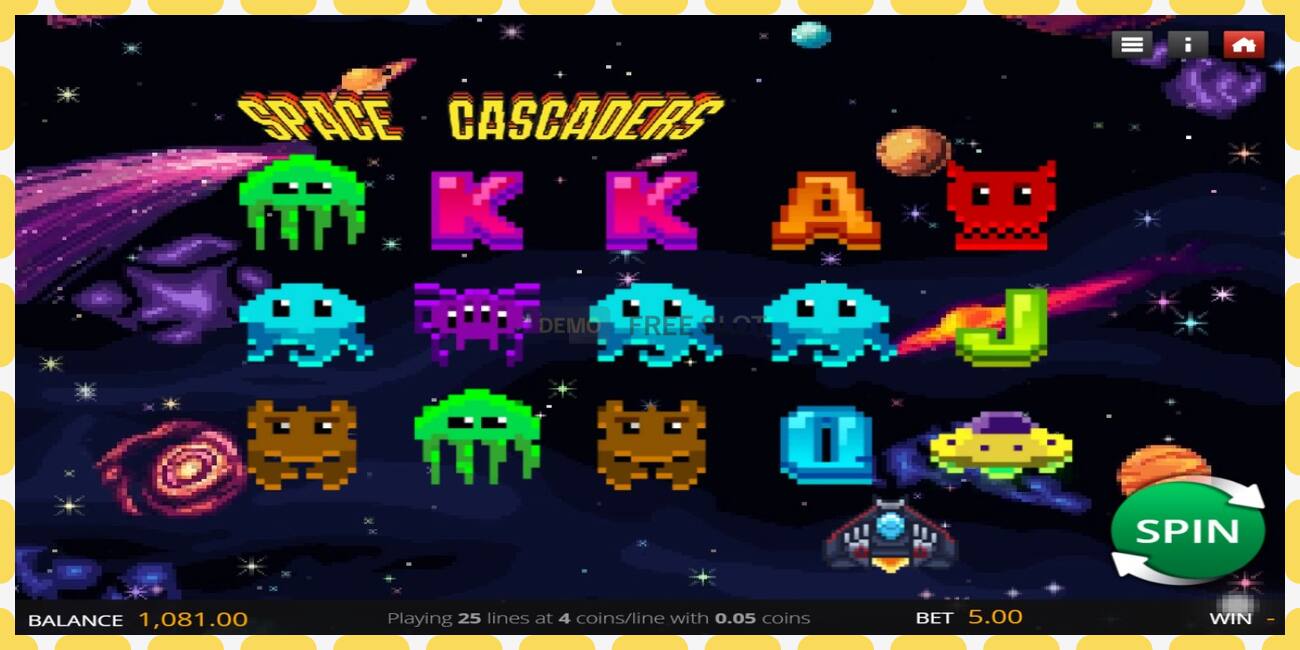 Demo slot Space Cascaders free and without registration, picture - 1