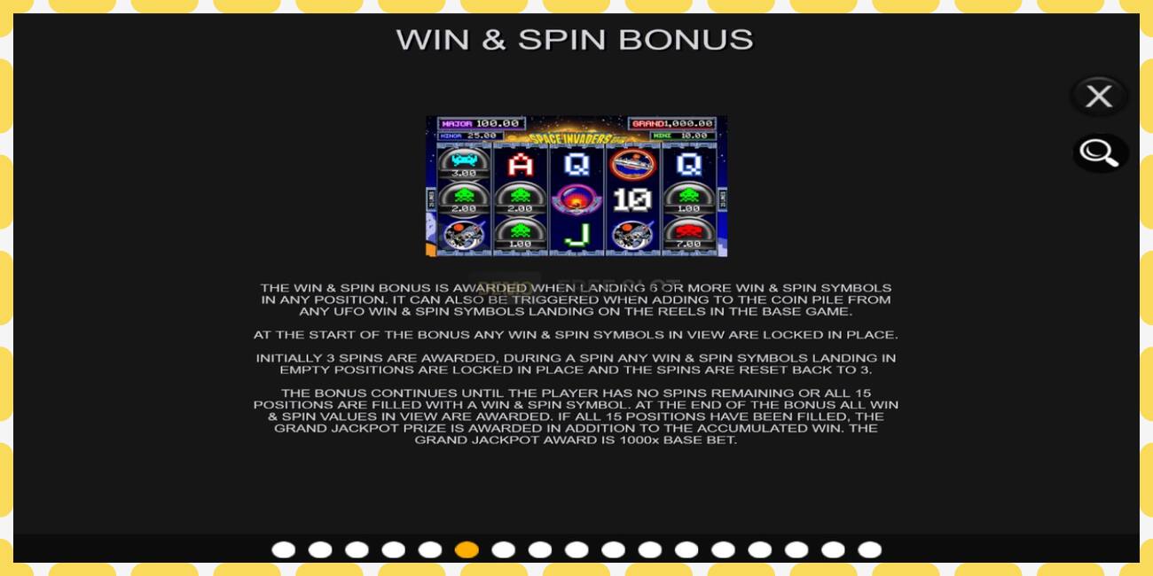 Demo slot Space Invaders Win and Spin free and without registration, picture - 1