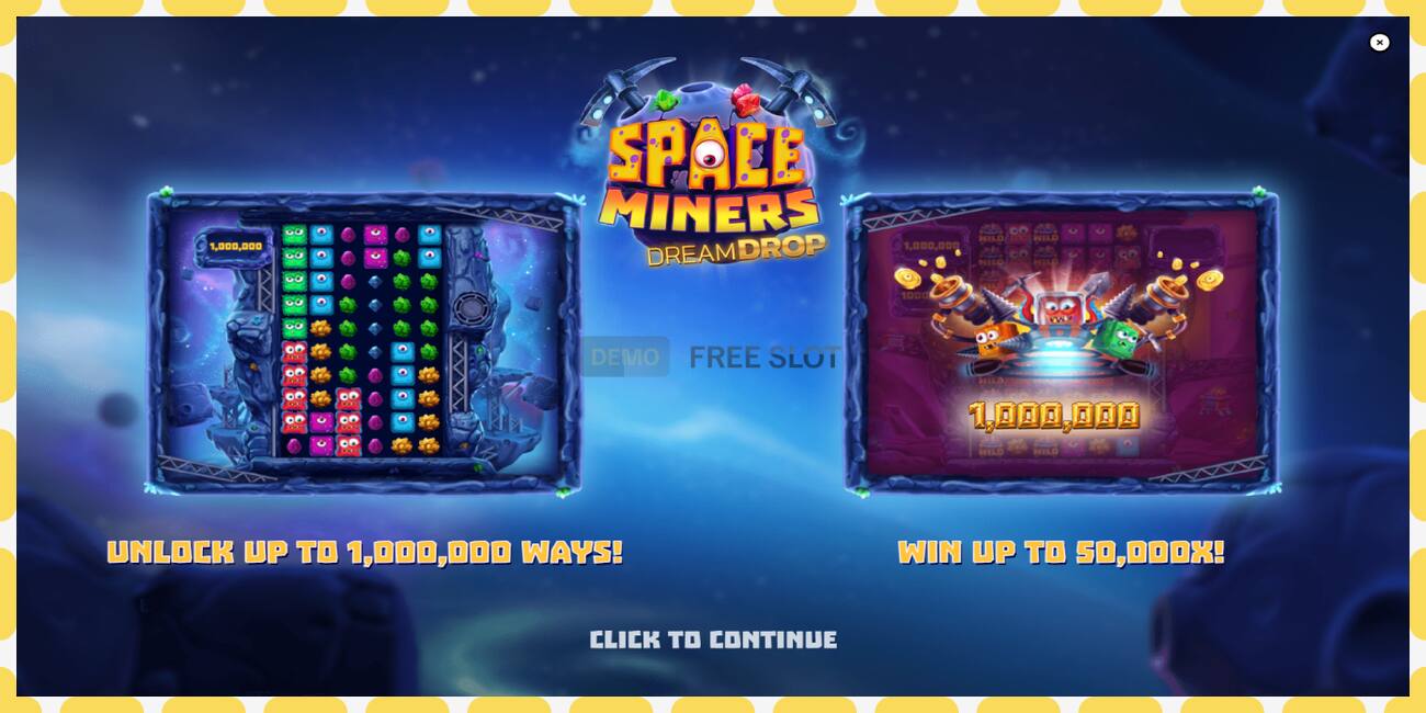 Slot de demonstração Space Miners Dream Drop grátis e sem registro, foto - 1