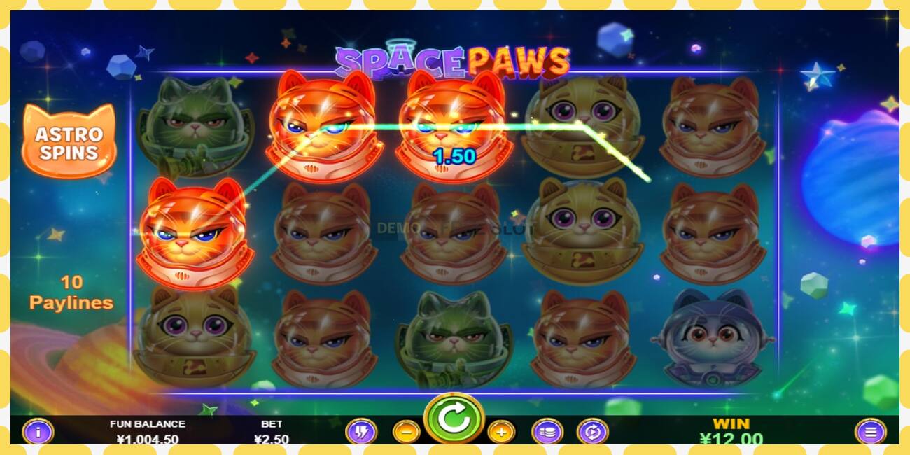 Demo slot Space Paws free and without registration, picture - 1