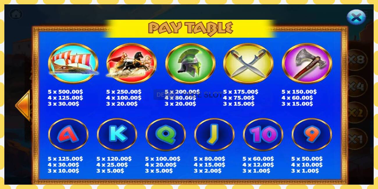 Slot demo Spartan percuma dan tanpa pendaftaran, gambar - 1