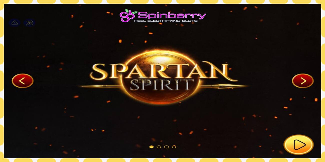 டெமோ ஸ்லாட் Spartan Spirit இலவச மற்றும் பதிவு இல்லாமல், படம் - 1