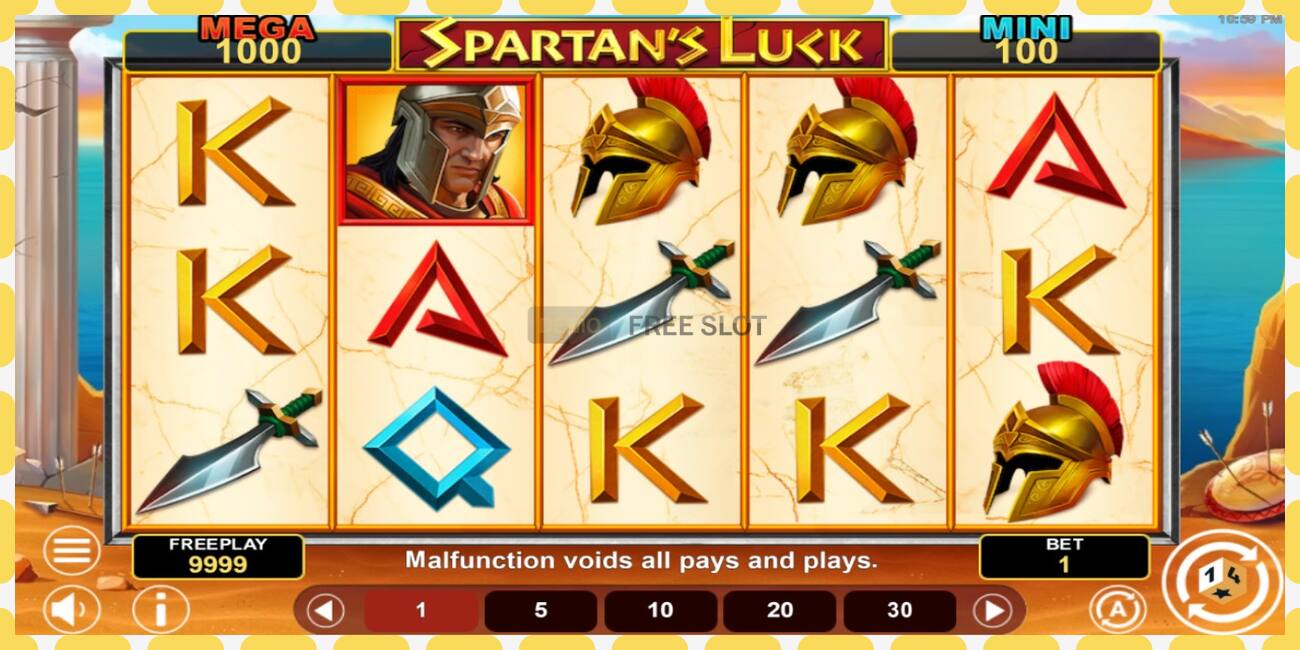 Slot demo Spartans Luck Hold & Win percuma dan tanpa pendaftaran, gambar - 1