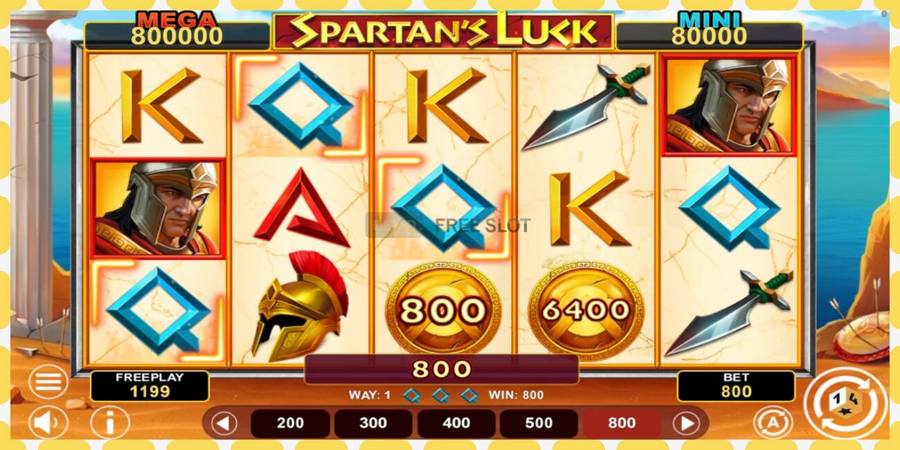 Slot demo Spartans Luck Hold & Win percuma dan tanpa pendaftaran, gambar - 1