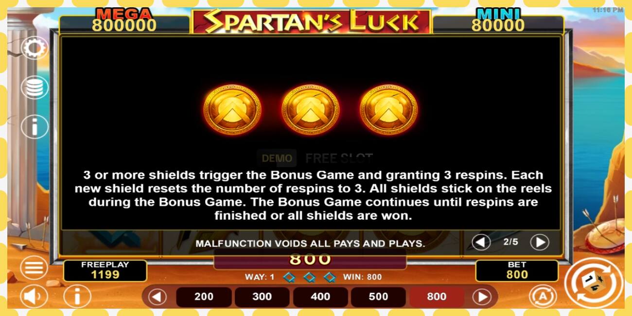 Slot demo Spartans Luck Hold & Win percuma dan tanpa pendaftaran, gambar - 1