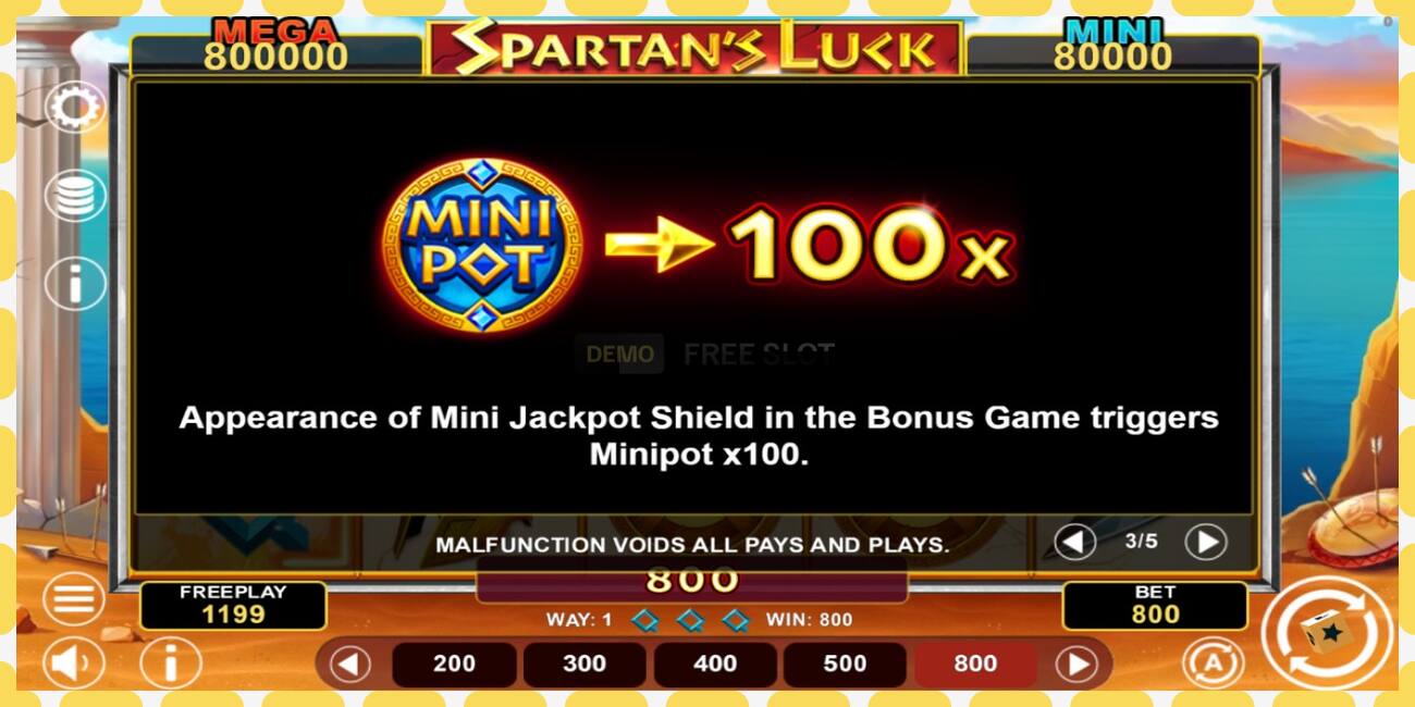 Slot demo Spartans Luck Hold & Win percuma dan tanpa pendaftaran, gambar - 1