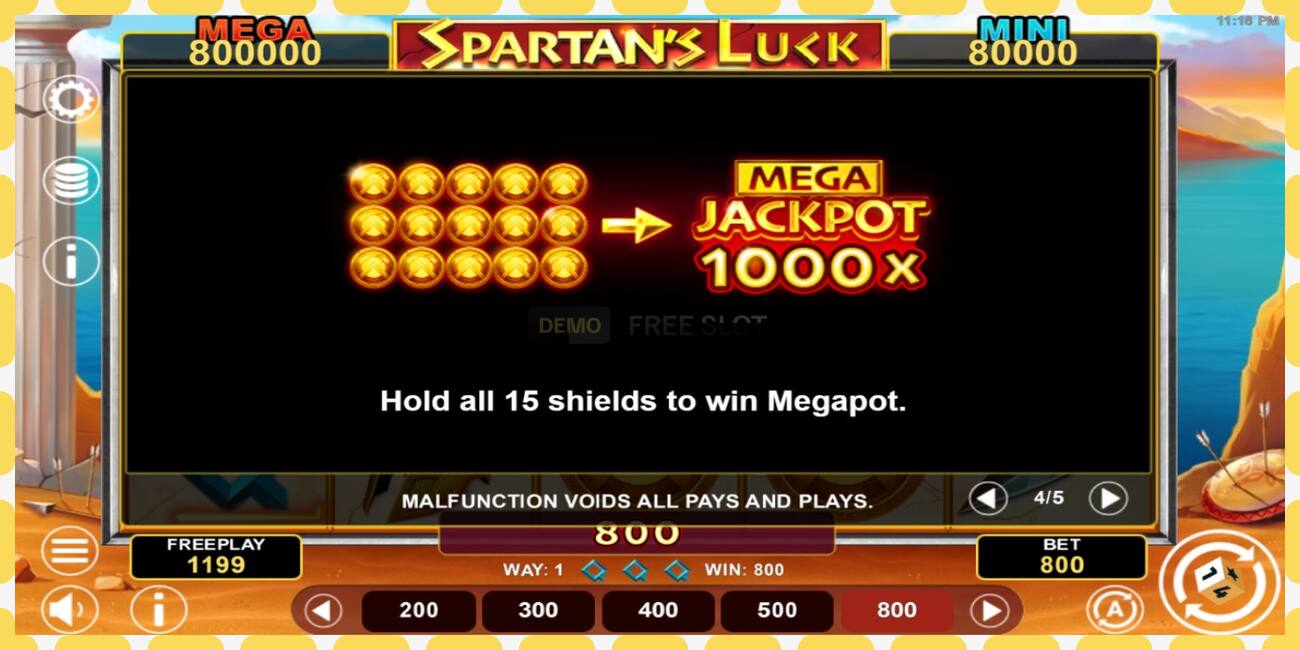 Slot demo Spartans Luck Hold & Win percuma dan tanpa pendaftaran, gambar - 1