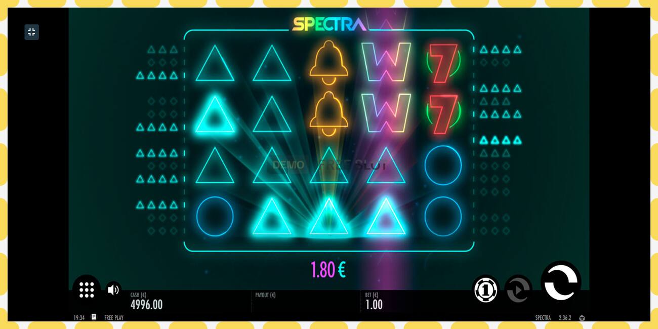 Demo slot Spectra free and without registration, picture - 1