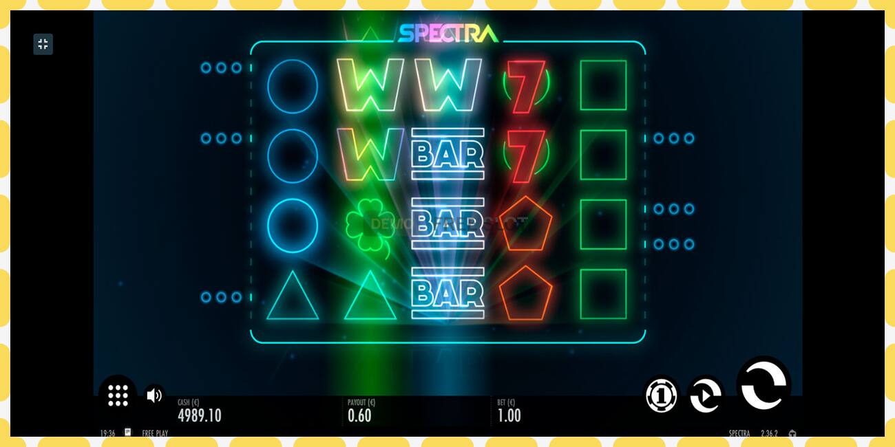 Demo slot Spectra free and without registration, picture - 1