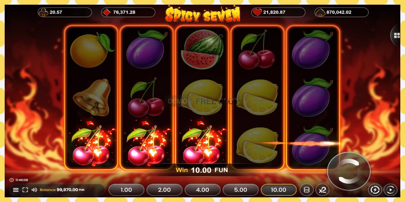 Demo slot Spicy Seven 20 free and without registration, picture - 1