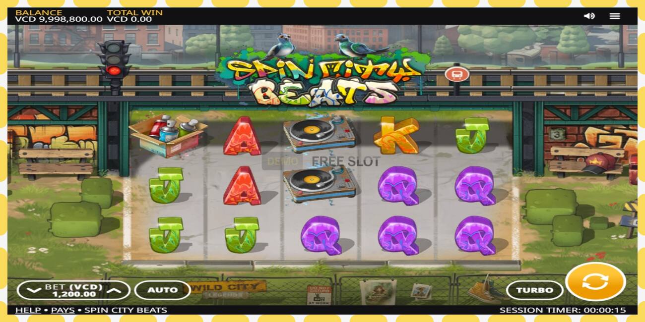 Demo slot Spin City Beats free and without registration, picture - 1