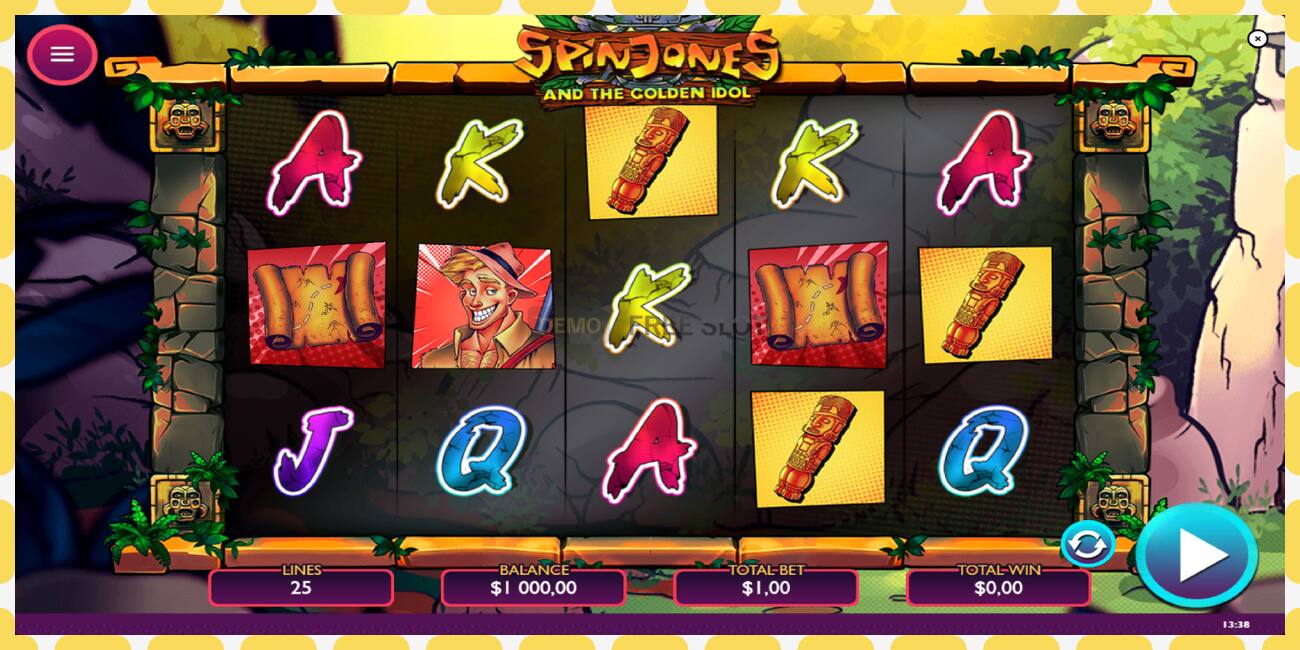 Demo slot Spin Jones and the Golden Idol free and without registration, picture - 1