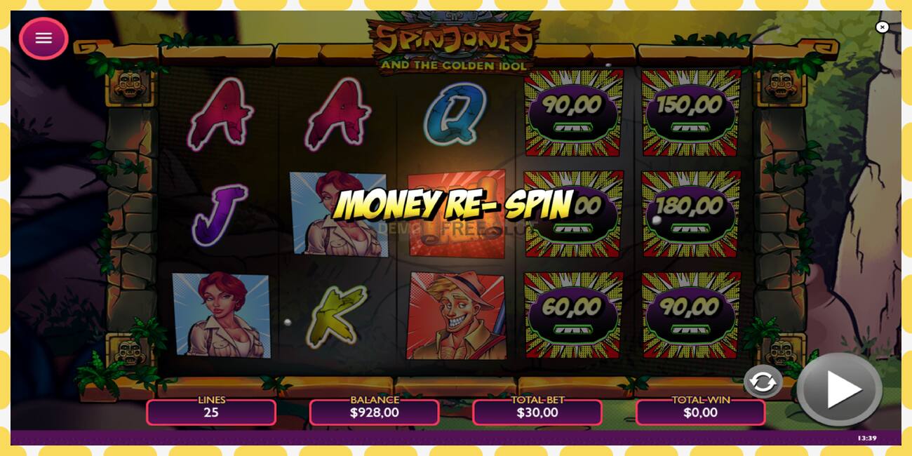 Demo slot Spin Jones and the Golden Idol free and without registration, picture - 1