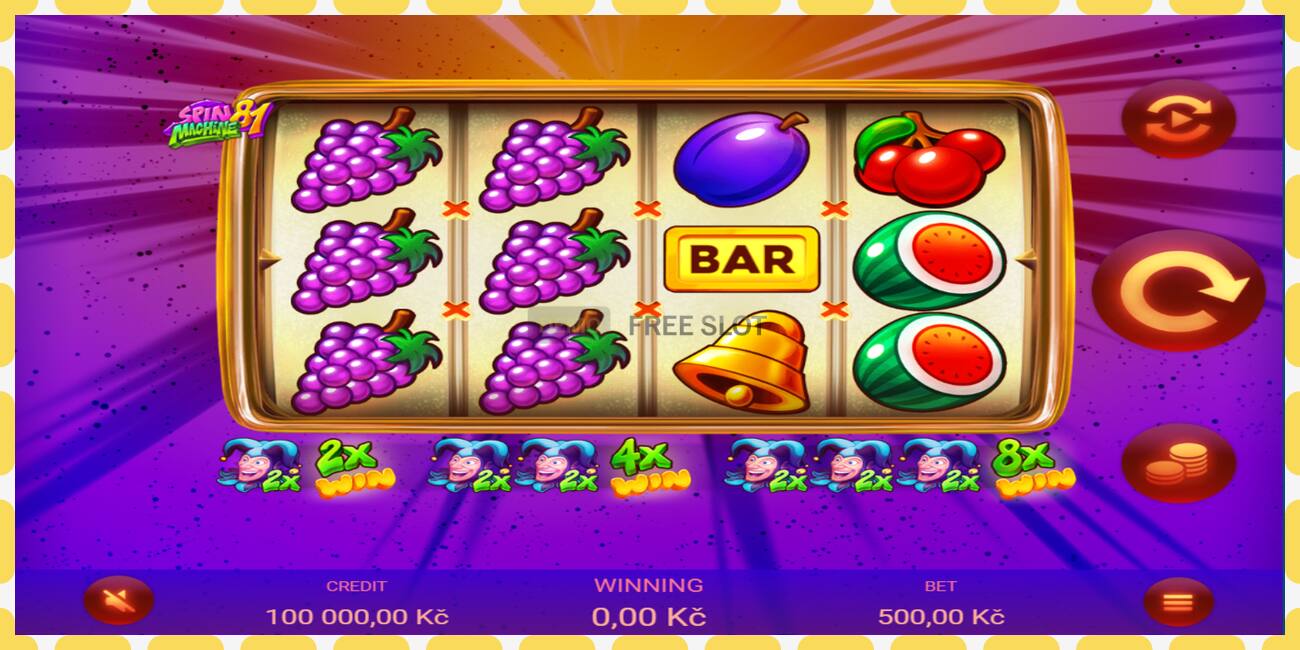 Demo slot Spin Machine 81 free and without registration, picture - 1