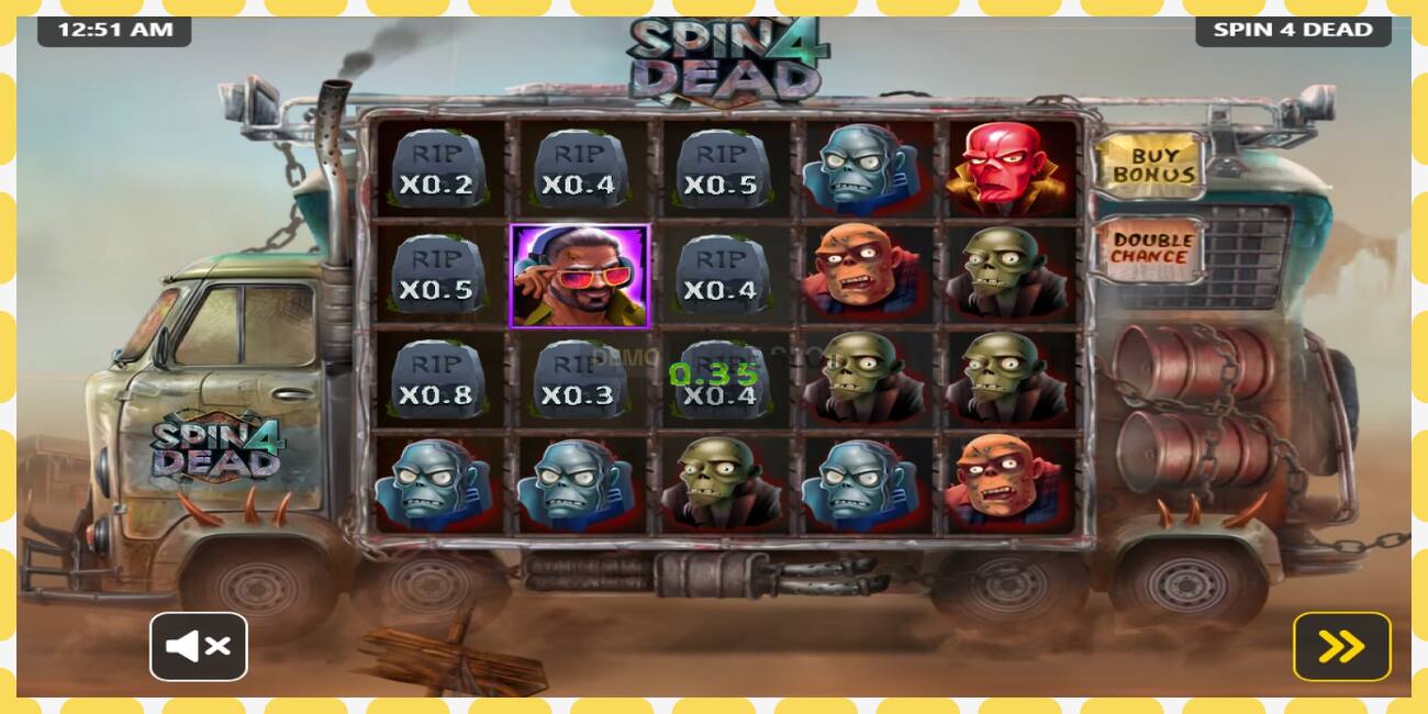 Demo slot Spin4Dead free and without registration, picture - 1