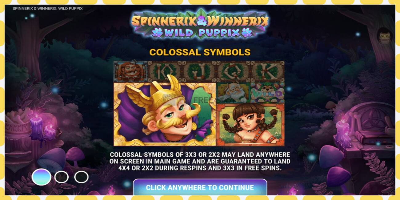 Demo slot Spinnerix & Winnerix: Wild Puppix free and without registration, picture - 1