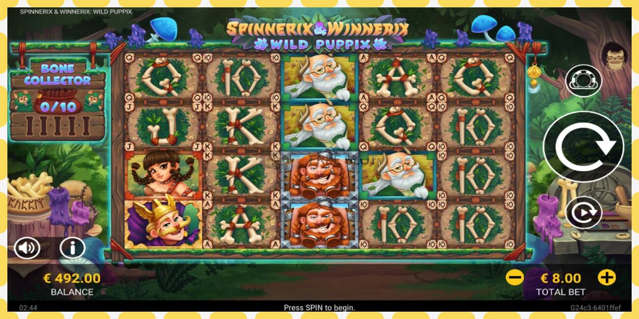 Demo slot Spinnerix & Winnerix: Wild Puppix free and without registration, picture - 1