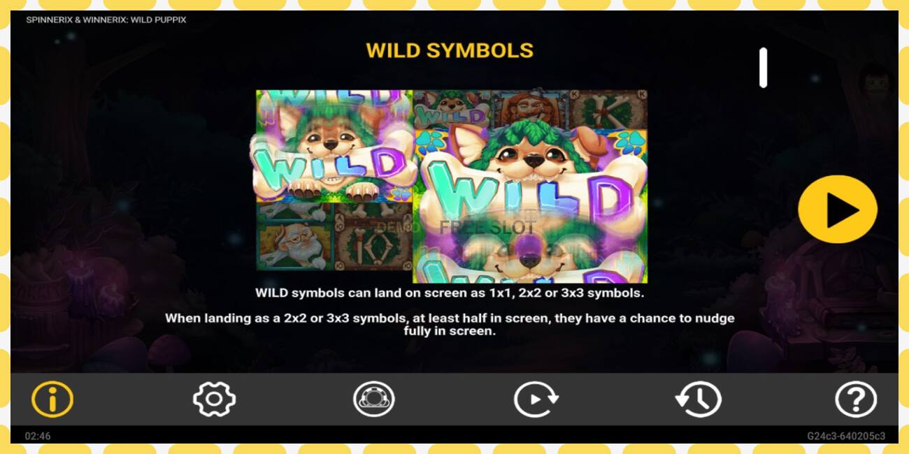 Demo slot Spinnerix & Winnerix: Wild Puppix free and without registration, picture - 1