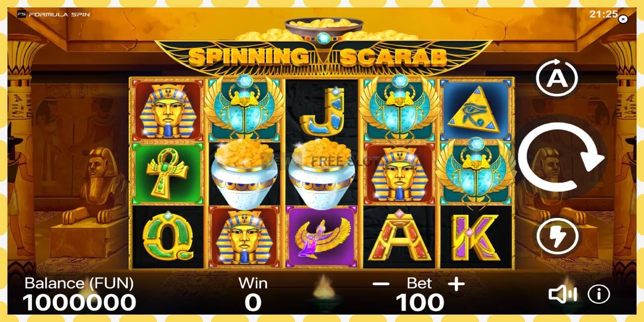 Demo-slot Spinning Scarab gratis en zonder registratie, afbeelding - 1