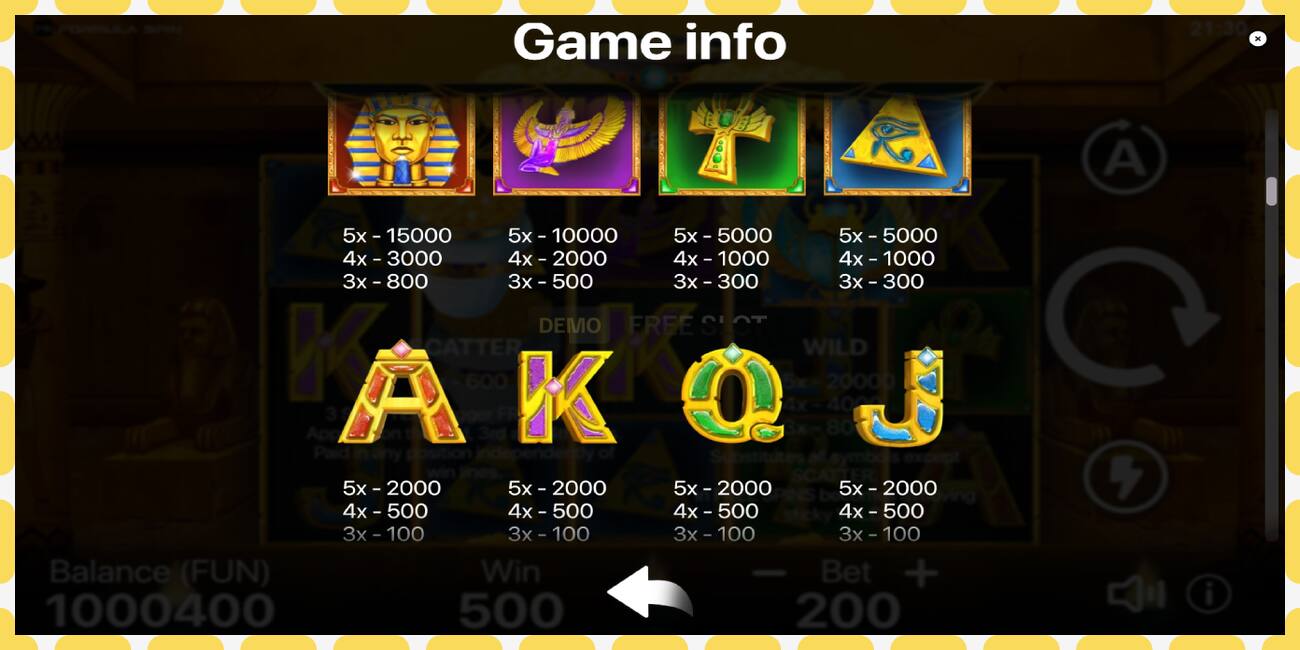 Demo slots Spinning Scarab bezmaksas un bez reģistrācijas, attēlu - 1