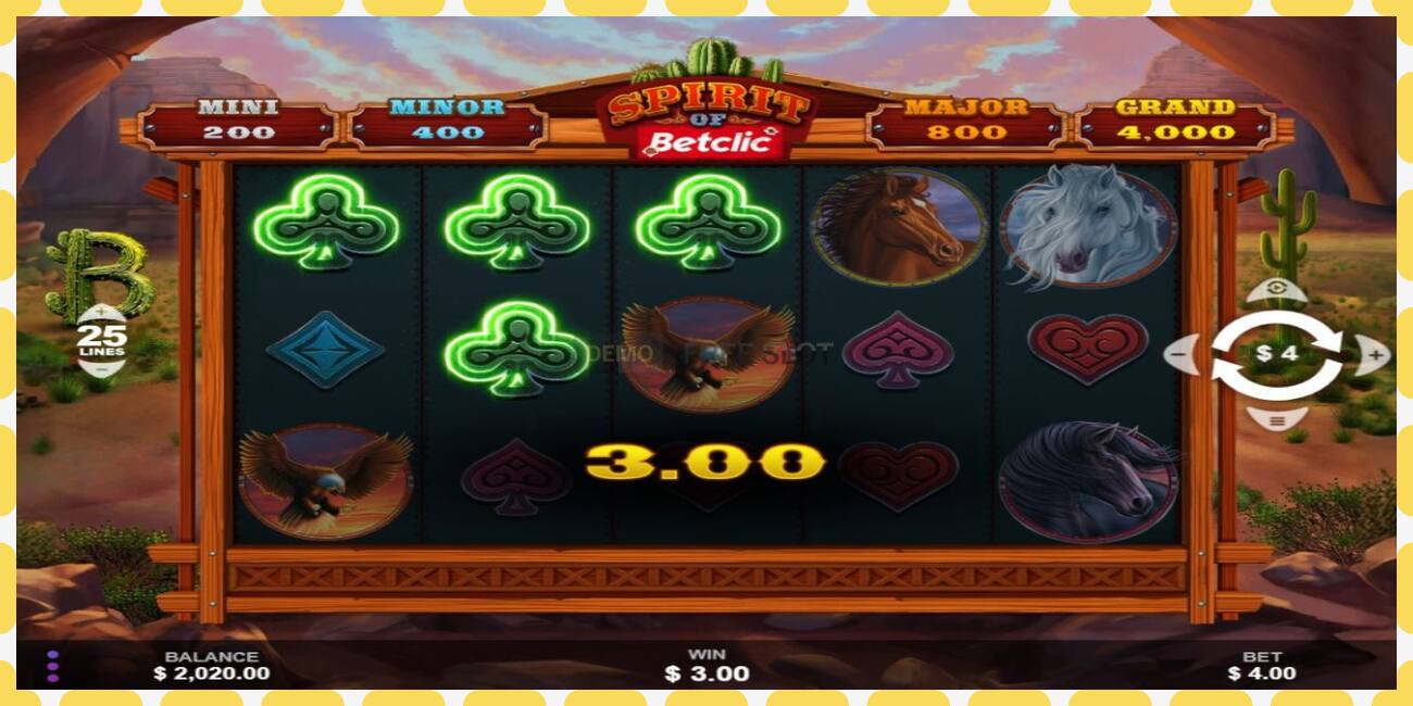 Slot dimostrativo Spirit of Betclic gratuito e senza registrazione, immagine - 1