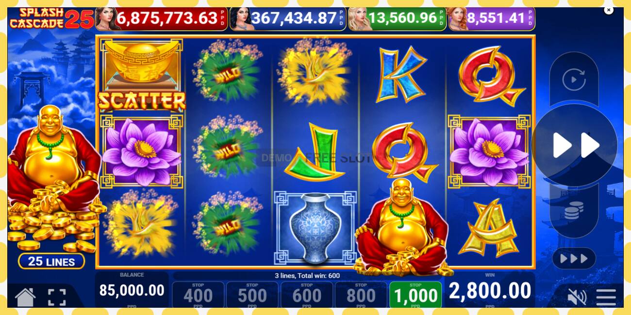 Slot de demonstração Splash Cascade 25 grátis e sem registro, foto - 1