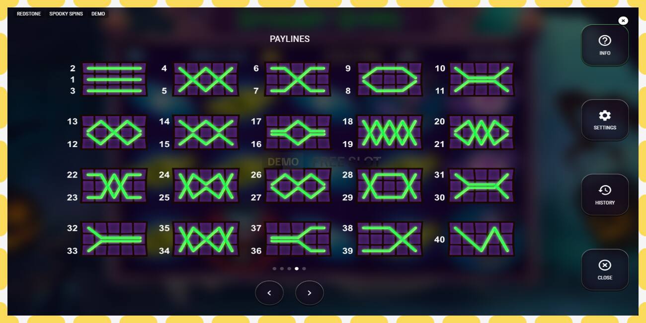 Gniazdo demonstracyjne Spooky Spins bezpłatnie i bez rejestracji, zdjęcie - 1