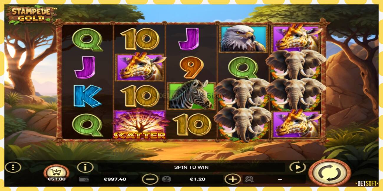 Slot de demonstração Stampede Gold grátis e sem registro, foto - 1