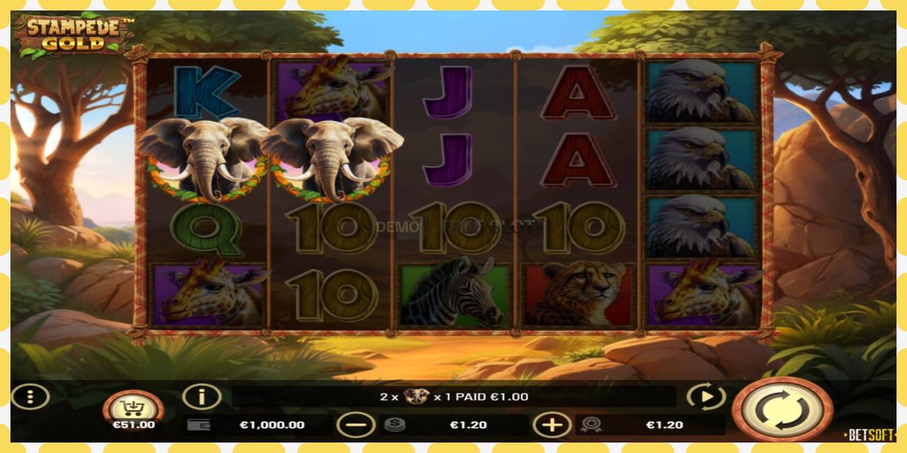 Slot de demonstração Stampede Gold grátis e sem registro, foto - 1