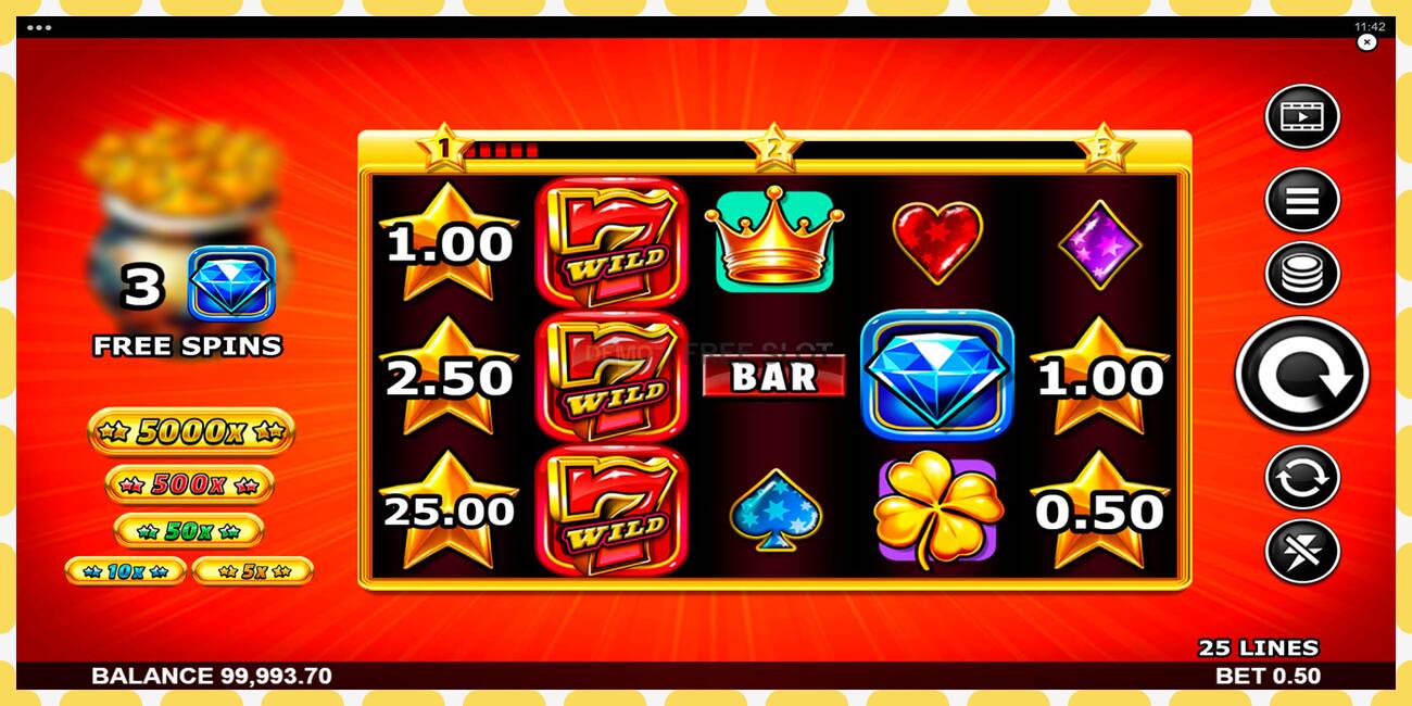 Demo slot Star Stash Wild 7s free and without registration, picture - 1