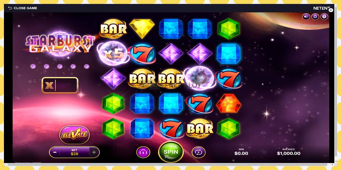 Demo slot Starburst Galaxy free and without registration, picture - 1