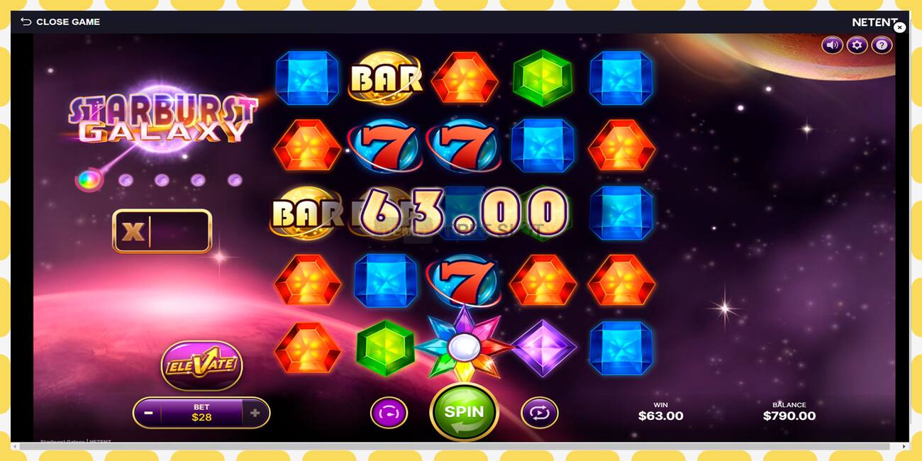 Demo slot Starburst Galaxy free and without registration, picture - 1